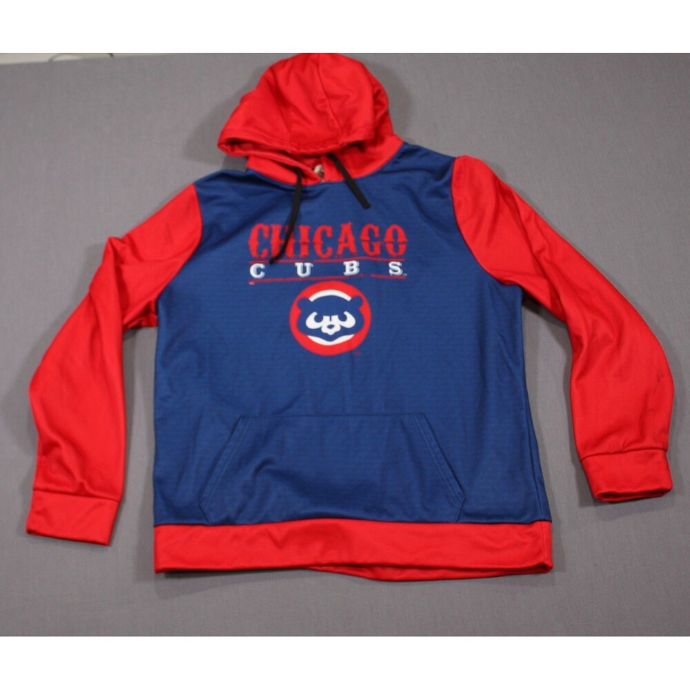 Men's Chicago Cubs Royal Cooperstown Collection Pullover Hoodie MLB XL